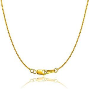 Fodizi 18KGold Plated Sterling Silver Chain 18inch